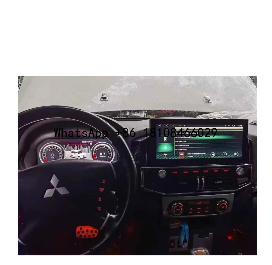 

12.3'' Screen Digital Speedometer Dashboard for Mitsubishi Pajero New Condition LCD Instrument Panel with Carplay