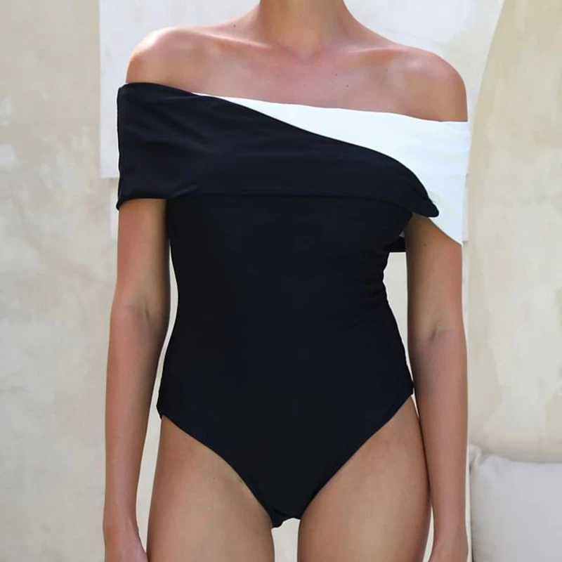 New Women Push Up One Piece Swimsuit Ruffle Beach Wear Swimwear Women Wrap Skirt Swimsuit Cover Up Sexy Swimsuit