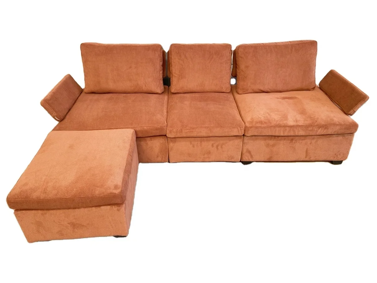 

For WANXING New Apartment Fabric Sofa Living Room Combination Leisure Sofa Lazy Furniture Double Nordic Sofa Bed