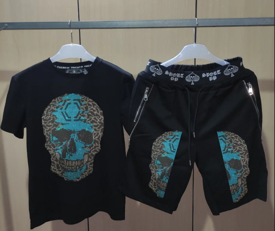 Summer Men's Sets Mens Joggers Sets Men Clothing Fashion designer  Tracksuit Men Short Sleeve Suit Men Casual