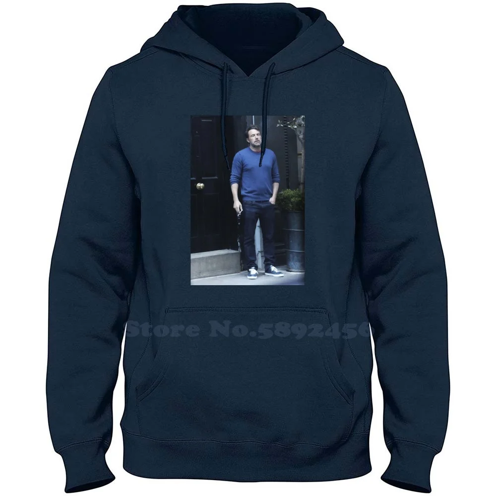 Ben Affleck Smoking 100% Pure Cotton Hoodie Ben Affleck Smoking Actor American Funny Meme Sad Outside