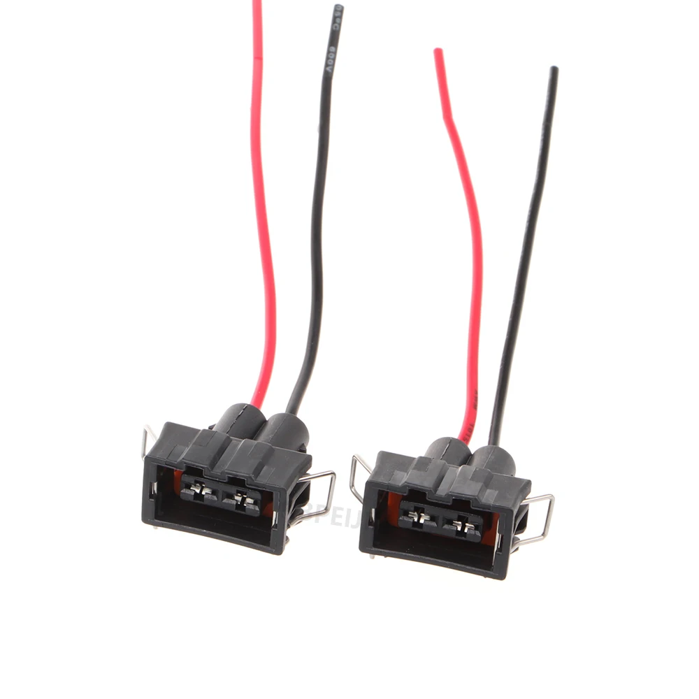 2x Car Horn Socket Adapter Connector For VW Wiring Harness Accessories
