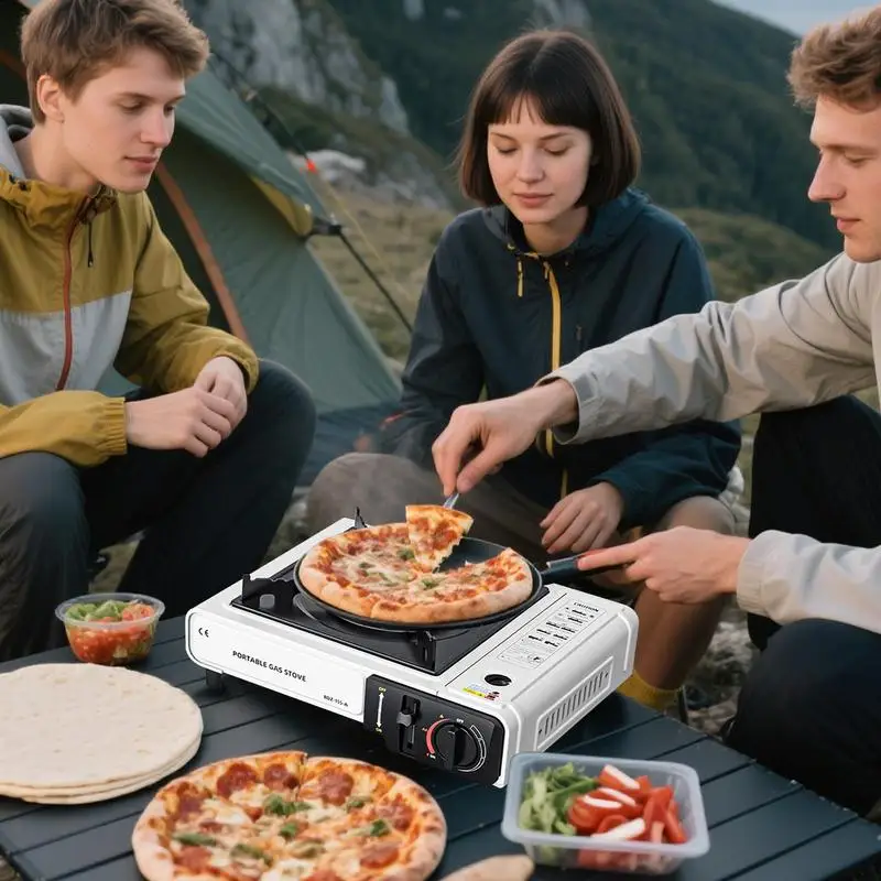 

Camp Stoves For Camping Portable Camp Grill Small Lightweight Heater With Carry Case For BBQ Heater Cooker Travel Hiking