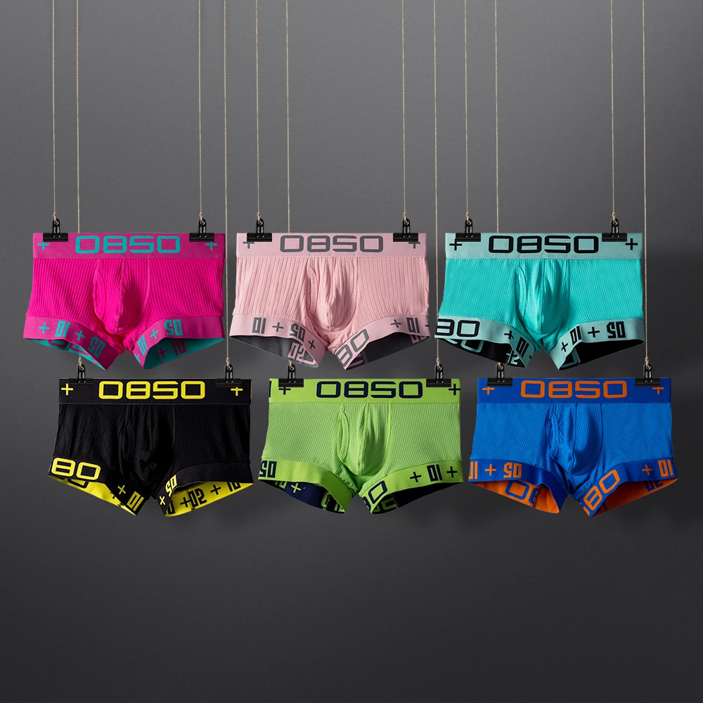 Mens Underwear Cotton Colorful Bikini Jockstrap Briefs Fashion Panties Shorts Underpants for Men