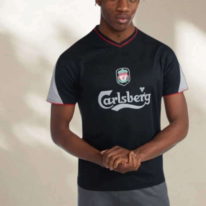 

Classic Summer Retro Jersey for Boys & Girls, Liverpool Clothing, Oversized & Flexible Quick Dry Sports T-Shirt, for Motorcycle