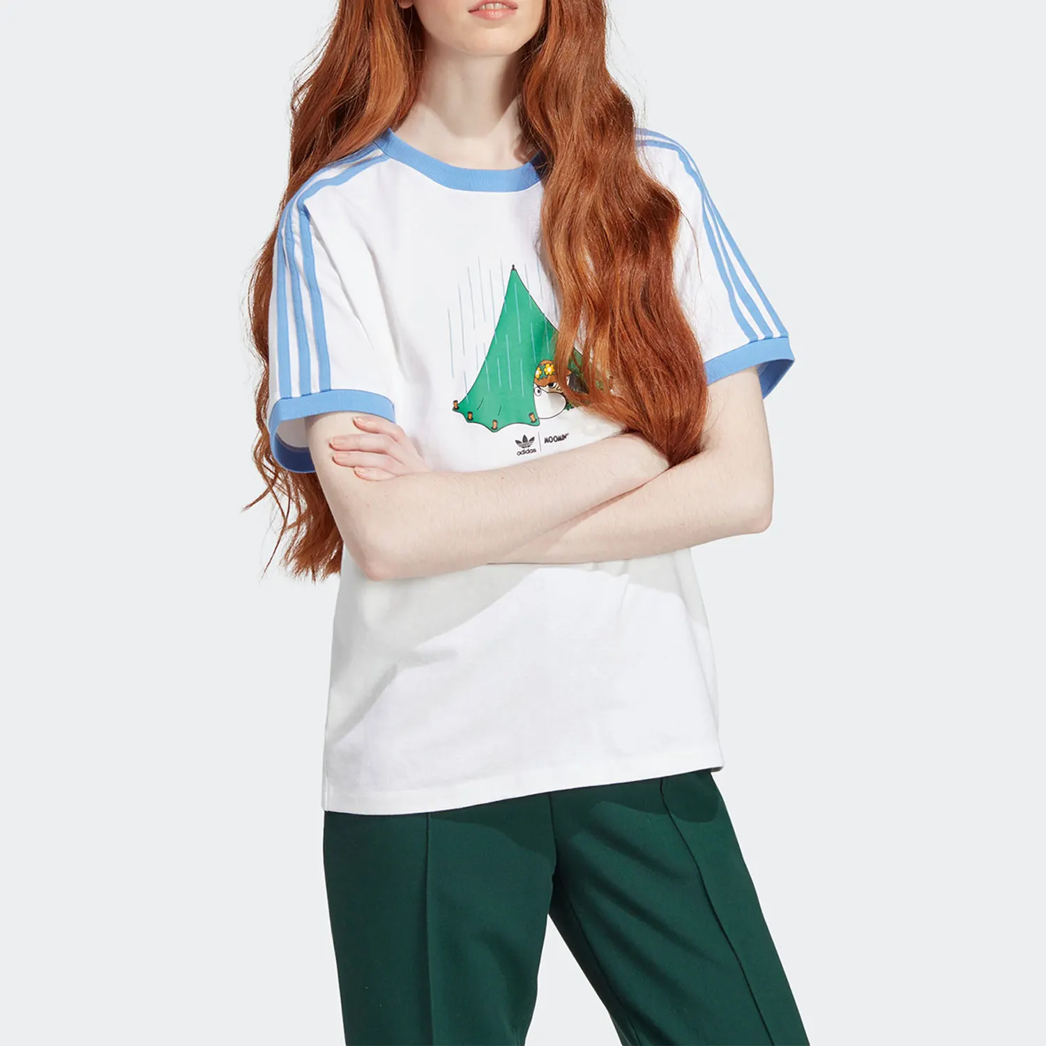 

Adidas Originals женская летняя новая спортивная футболка с коротким рукавом IB9938