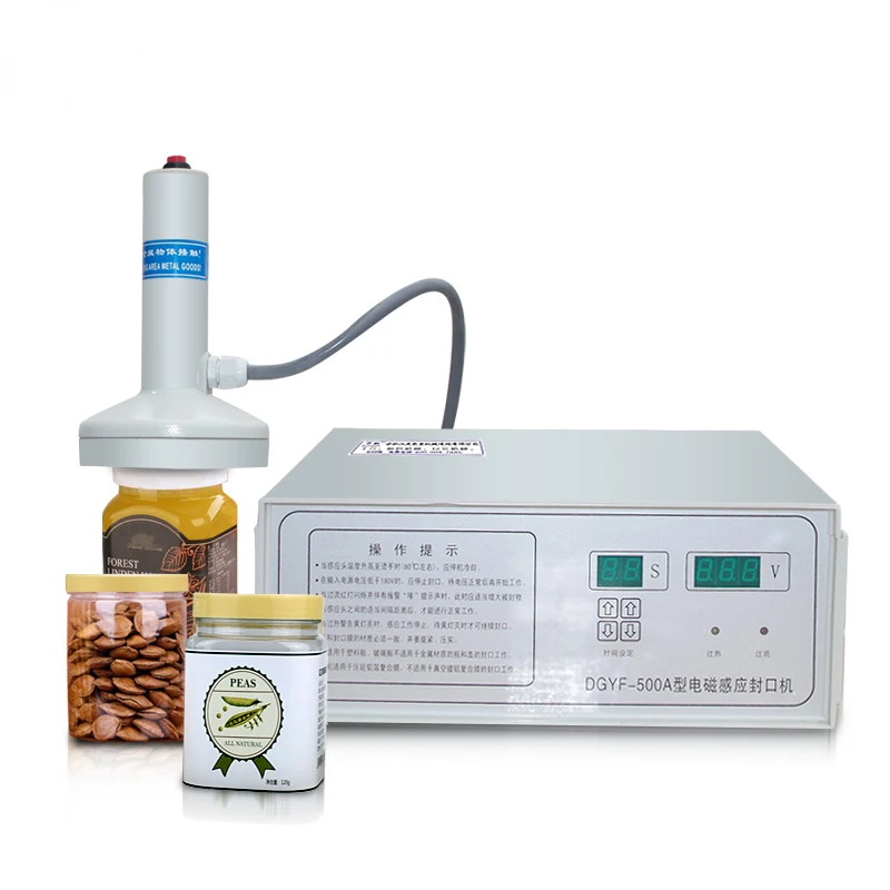 Can closure device/glass jar sealing machine/glass bottle vacuum sealing machine