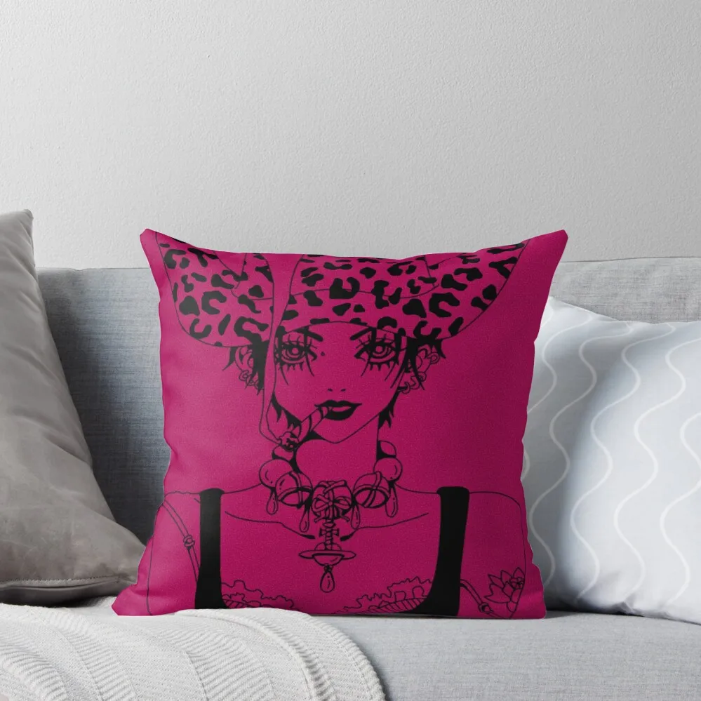 

Nana Osaki in Cowboy Hat, PINK VERSION Throw Pillow Sitting Cushion bed pillows Pillow Decor Decorative Cushions pillow