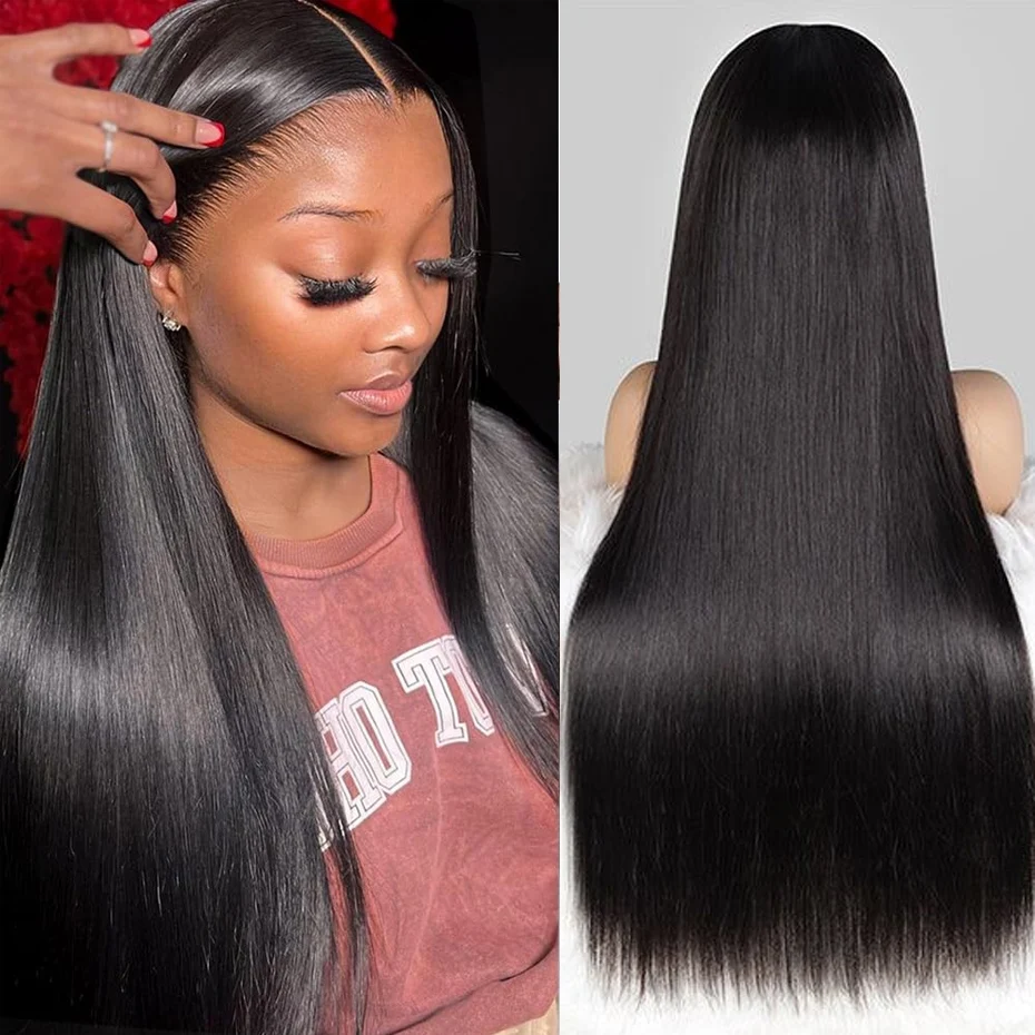 

Raw Hair Vietnamese 300 Density Double Drawn 13x4 Hd Lace Frontal Wig Bone Straight 2x6 Part 5x5 Closure Glueless Wig Human Hair
