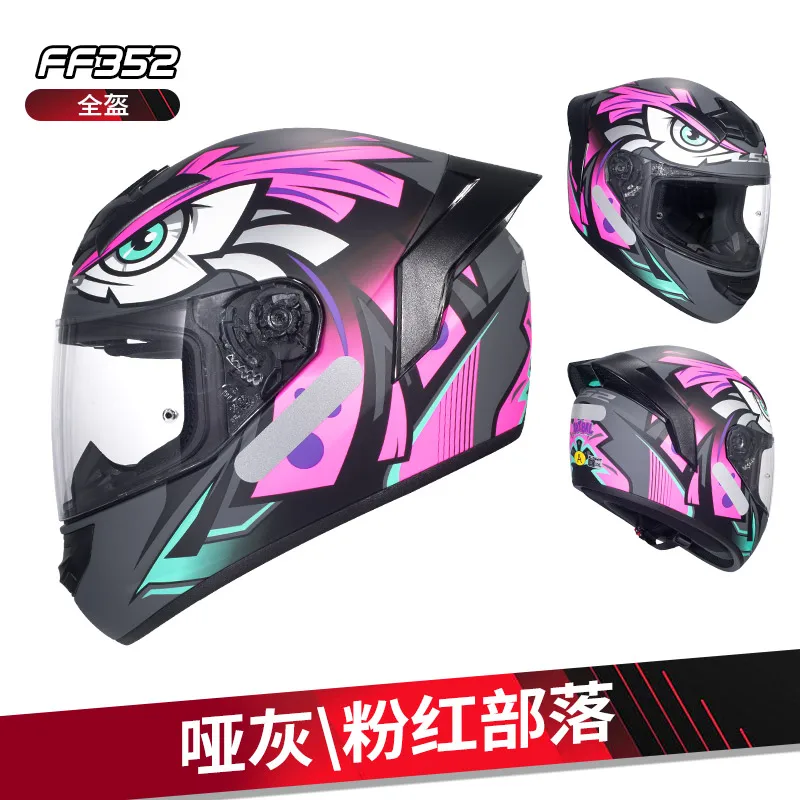 Originele LS2 FF352 Volledige Gezicht Motorhelm Motocross Racing Rijden Stoocter Moto Man Vrouw Helmen