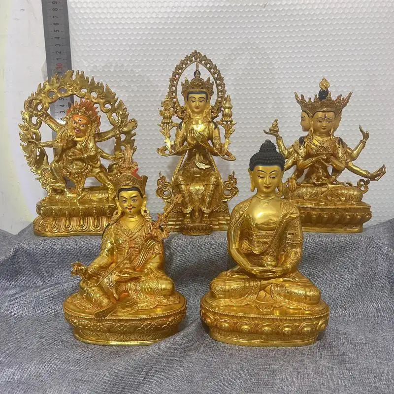 50% off wholesale copper buddha statue Maitreya Namgyalma Mahagala Amitabha Guru Rinpoche Tibet LAMA Buddhist family worship