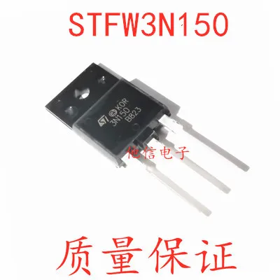 

free shipping 3N150 STFW3N150 IGBT TO-247 10PCS