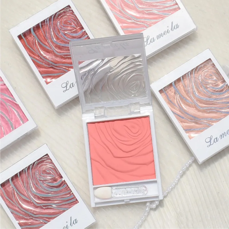 Paleta de colorete rosa, crema de base correctora, resistente al agua, larga duración, colorete Facial, melocotón Natural, maquillaje, nuevo producto