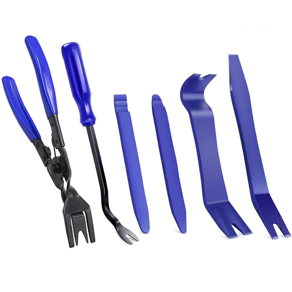 

6 шт., плоскогубцы для ламп, инструмент для снятия обшивки автомобиля, плоскогубцы для автозажимов, набор для снятия крепежных инструментов, ремонтный комплект, зажимы для снятия крепежных зажимов