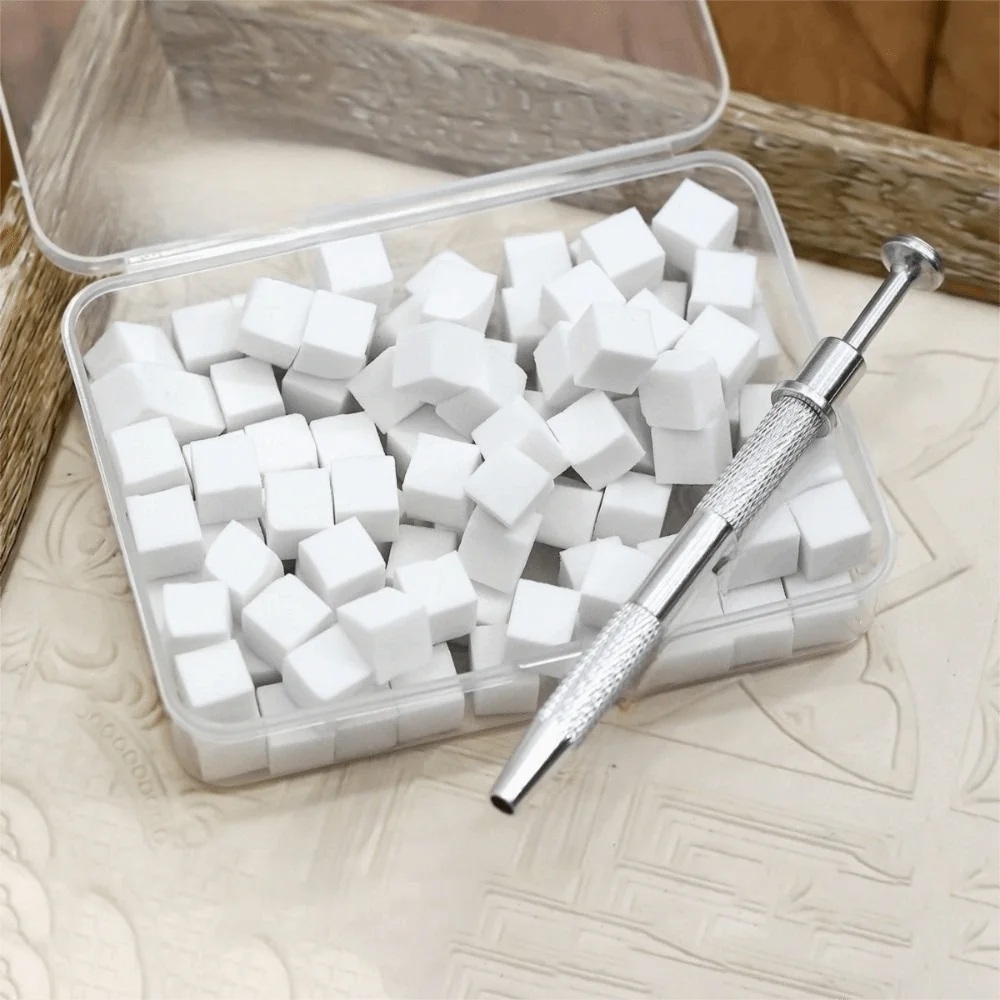 Ensemble d'éponges à ongles dégradées pour coloration, tampon à ongles doux à rebond élevé, soins des ongles, Mini outil de brosse pour taches