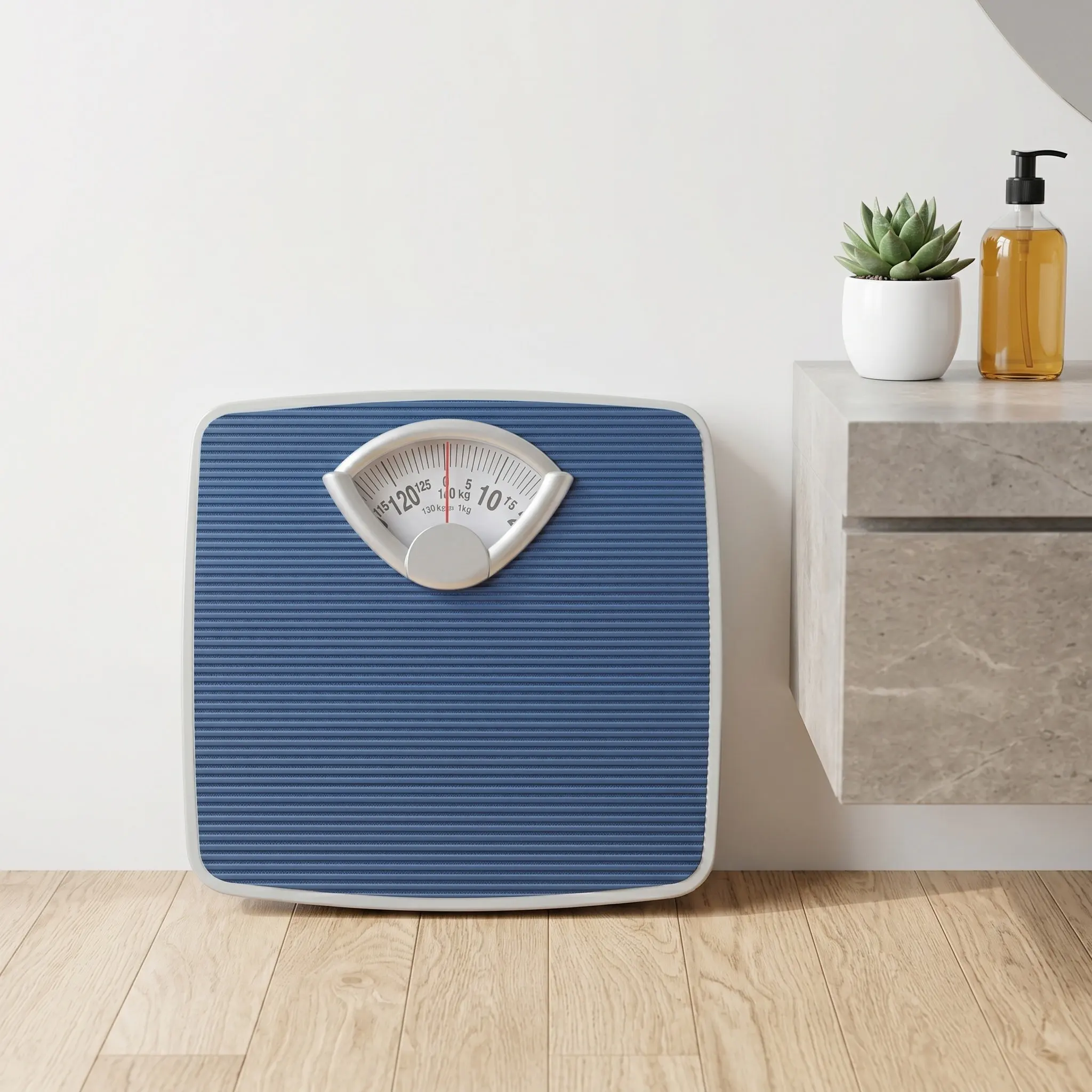 Extra-Large Dial Anti-Slip Bathroom Scale High Precision Mechanical Weight Scale for Home Body Weighing Supplies Portable Stable
