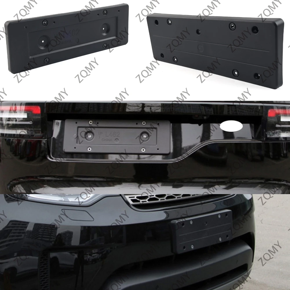 Car Rear Front License Plate Holder Tag Mount Bracket For Land Rover Discovery 5 LR5 2017 2018 2019 2020-2022 LR083121 LR083127