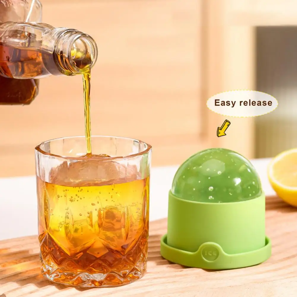 

Ice Hockey Mold Round Ice Cube Maker Ice Sphere Trays for Whiskey Cocktails Coffee Easy Release Cube Maker Stackable for Bourbon