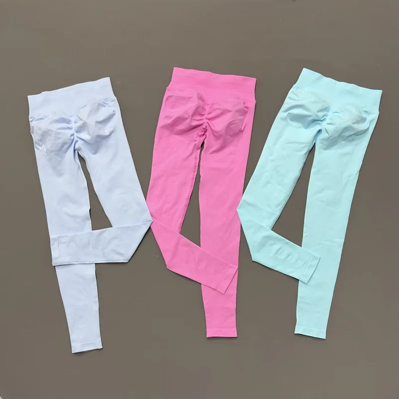 HISTELLO Leggings Esportivas Femininas Sem Costura, Elásticas, Efeito Levanta Bumbum, Confortáveis, Resistentes ao Desgaste, Ajuste Fino, Calças para Academia, Corrida e Treino