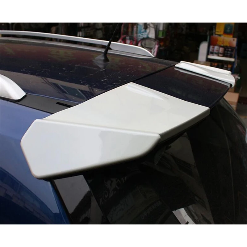 CEYUSOT FOR 2PCS Nissan X-TRAIL Roof Spoiler Wing ABS Material Car Rear Window Decoration Accessories Tail Fin X-TRAIL 2014-2019