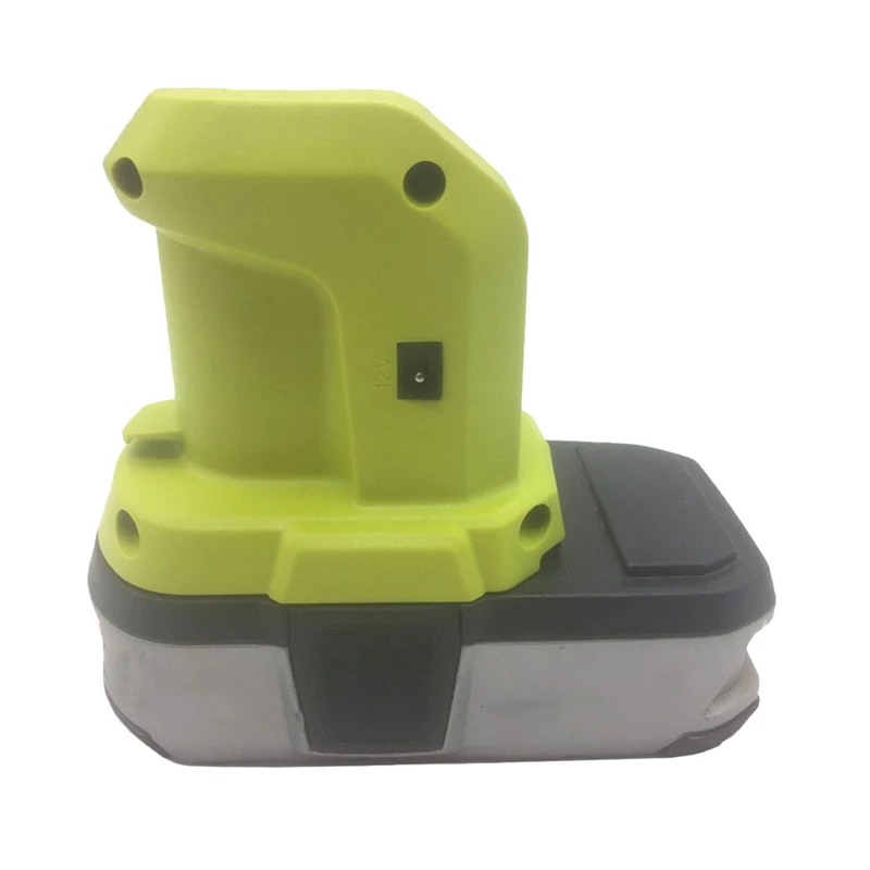 Adattatore batteria con porta 2USB per Ryobi P743 18V 14.4V ONE + adattatore di alimentazione portatile agli ioni di litio con accessori per la funzione di illuminazione