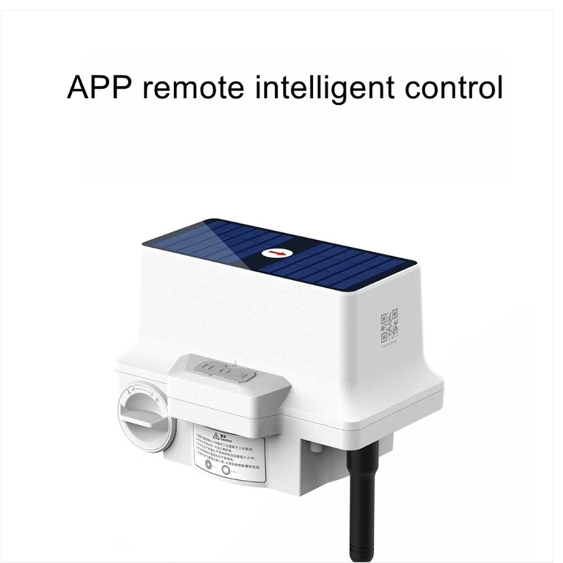 4G/lora solar electric valve actuator intelligent irrigation ball valve butterfly valve remote control