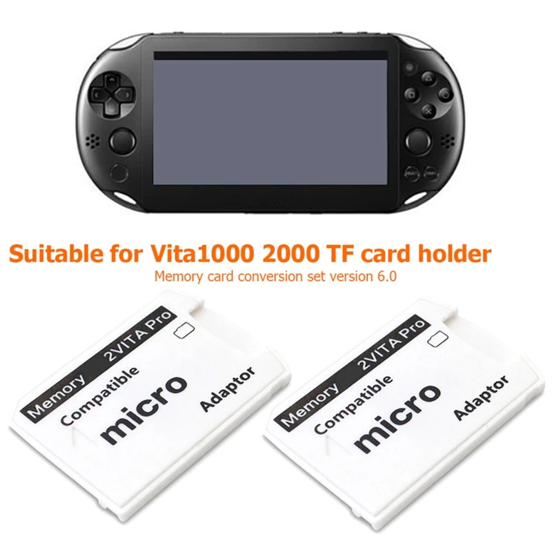 SD2VITA Memory Card for PS Vita, TF Card for PSV 6.0 Game, for PSV 1000/2000 adapter, for micro-sd r15 system Version 3.