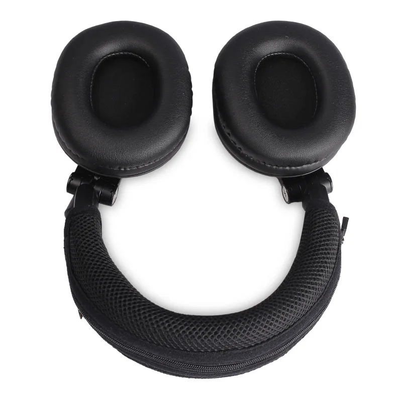 Headphone Zipper Head Beam Cover for Audio-Technica ATH-M50X M50X Breathable Mesh Cloth Protective Case Headset Headbeam