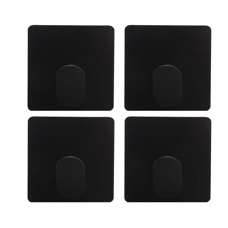 Stainless Steel Wall Hooks Self Adhesive Hooks For Hanging Wall Key Holder Wall Hanger Towel Holder Coat Hook Bag Hanger 4pcs