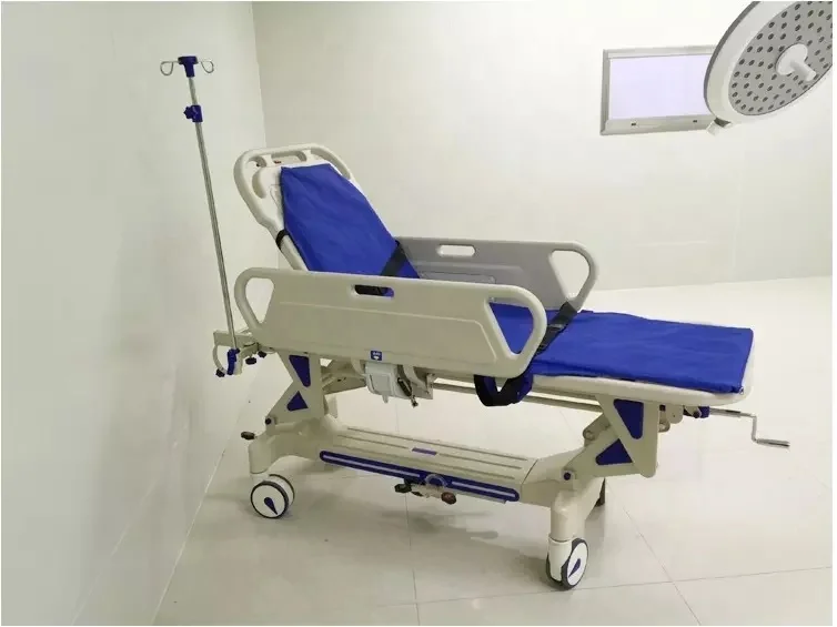 Emergency height adjustment manufacturer hospital furniture patient clinic transfer medical stretcher bed