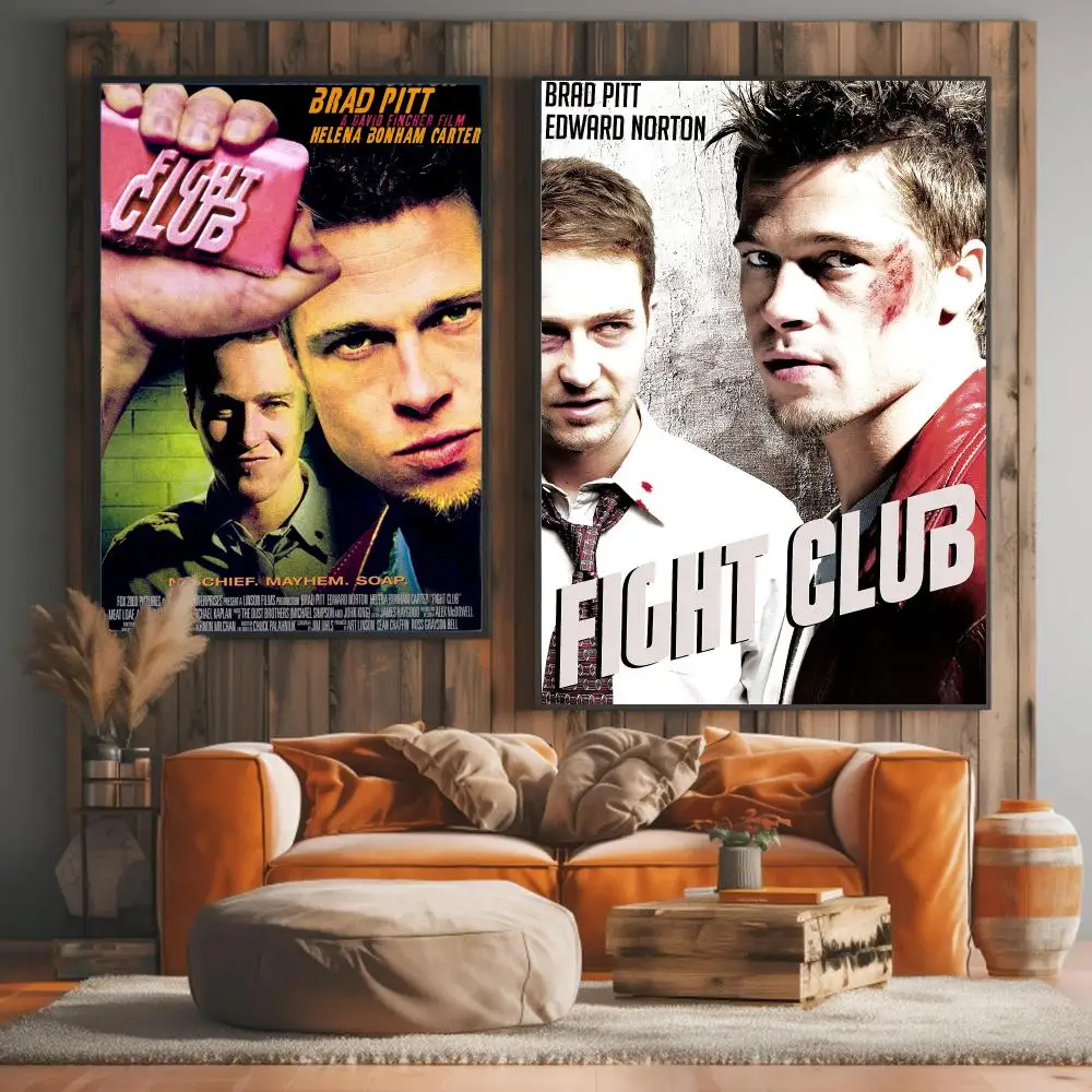 classic movie F-Fight Club 1999-B Painting Calligraphy Artwork for Living Room Bedroom Office Home Decor