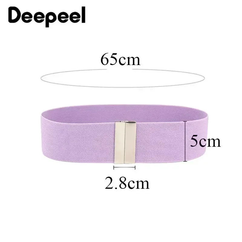 Deepeel cintos femininos espartilho 5cm de largura elástico para jaqueta vestidos de luxo cintas decorativas cummerbund acessórios