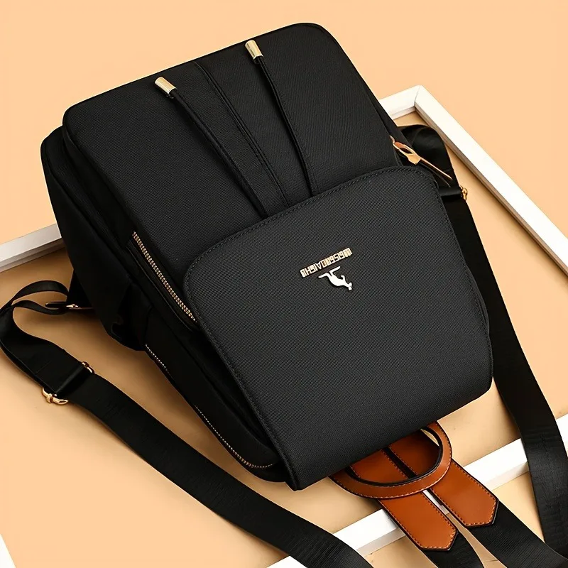 Универсальный и модный рюкзак, женский рюкзак большой вместимости в корейском стиле, застежка-молния, подходит для путешествий и поездок на работу