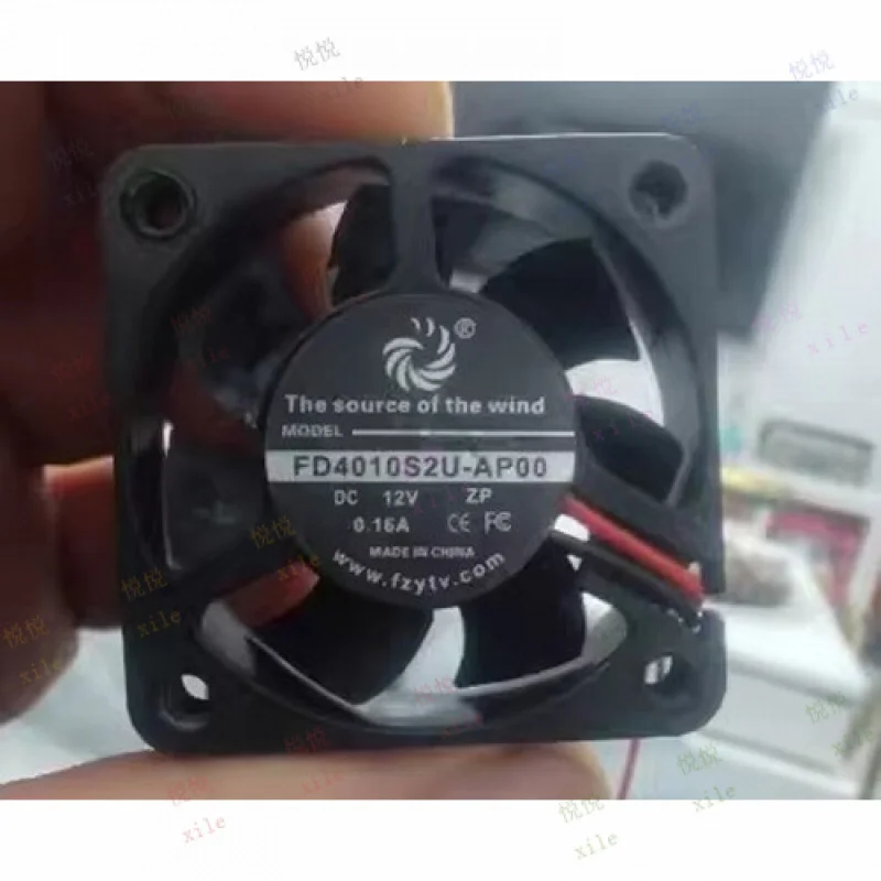 L+ 1PCS FD4010S2U-AP00 DC12V 0.16A 40*40*10MM 2-Wire Silent Cooling Fan
