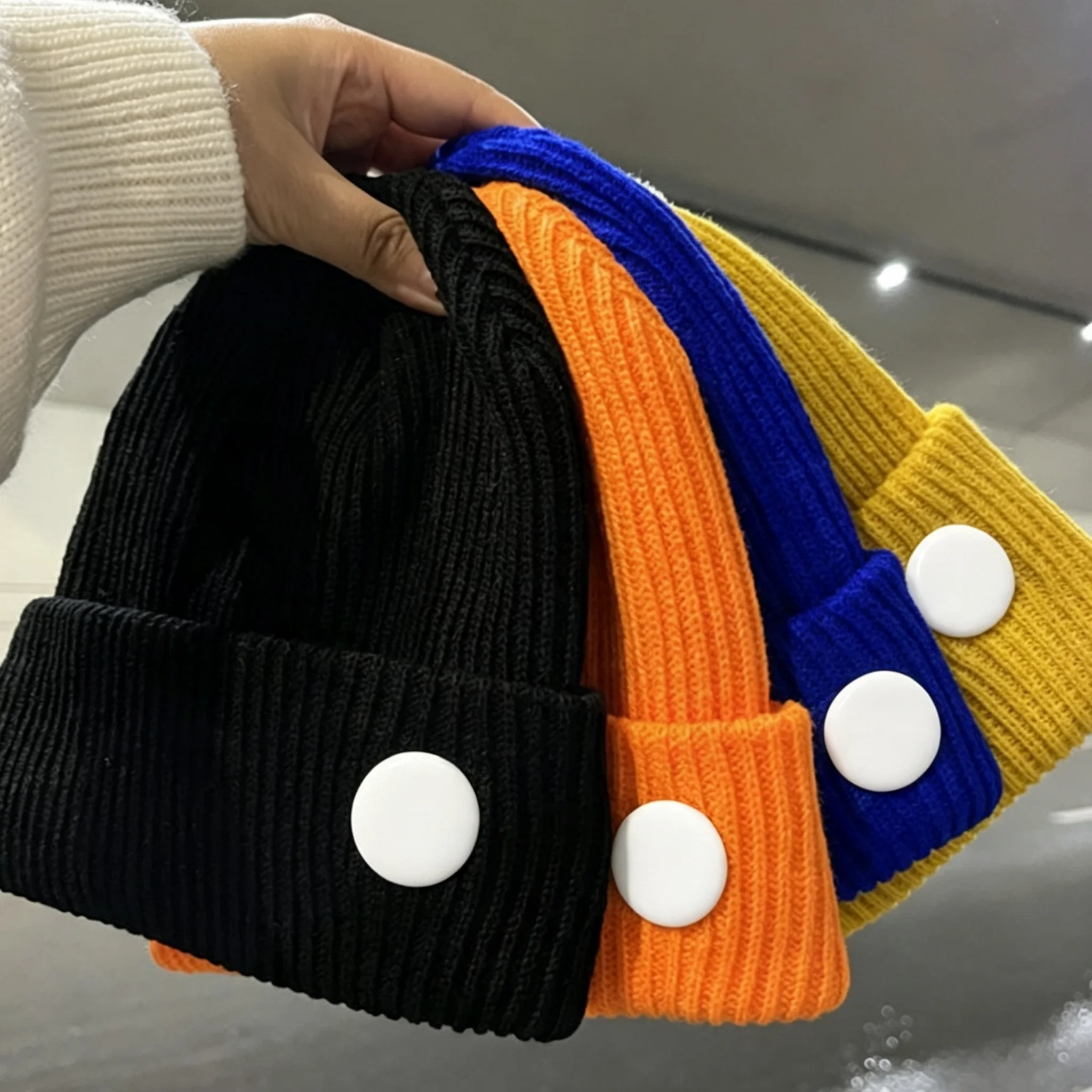 Пустая вязаная шапка-бини унис – обзор и цена Knit Beanie Hat Warm