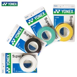 YONEX 핸드 글루 테니스 배드민턴 라켓, 프로페셔널 미끄럼 방지 라켓, 패들 끈끈한 그립, 팩 당 3 개, AC102, AC102EX, 102C