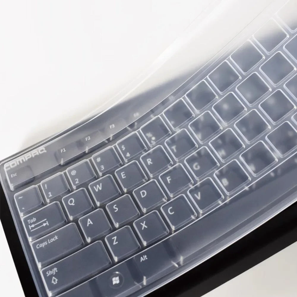 العالمي لوحة المفاتيح سيليكون حامي فيلم الجلد غطاء سطح المكتب الكمبيوتر شفافة هلام السيليكا عثرة مقعر لوحة المفاتيح غطاء شفاف #6