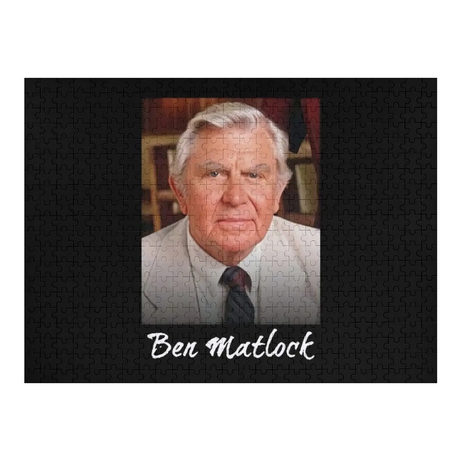 

Ben Matlock Funny Tv Lawyer Drama White Retro Vintage 80'S Sitcom Matlock Jigsaw Puzzle Photo Custom Toddler Toys Puzzle