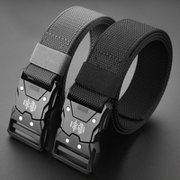 Jeans Trousers Pants Belts 128cm Adjustable Lock Waistbands Braided Belts with Buckle Unisex Strap Stretch Woven Belt Bands New
