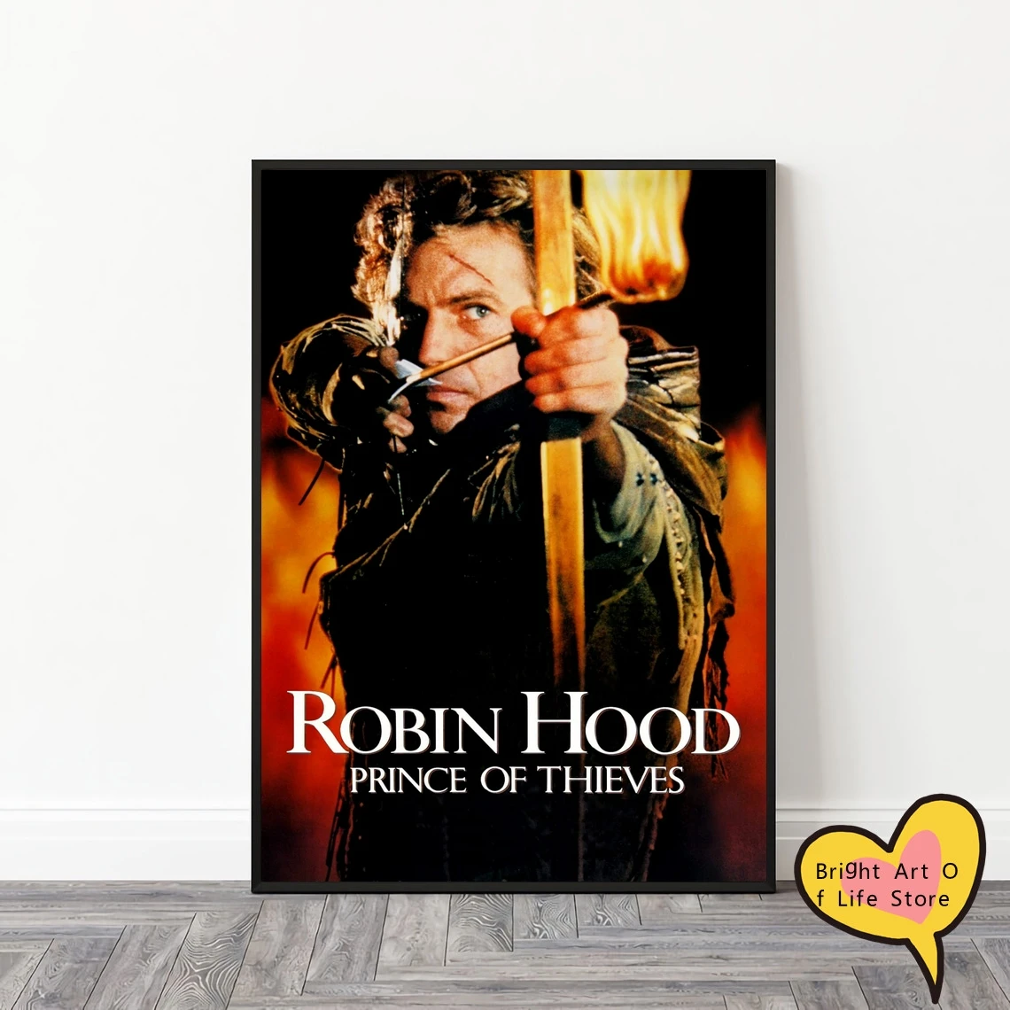 روبن هود أمير اللصوص ملصق الفيلم ديكور المنزل طلاء جدران (بدون إطار)