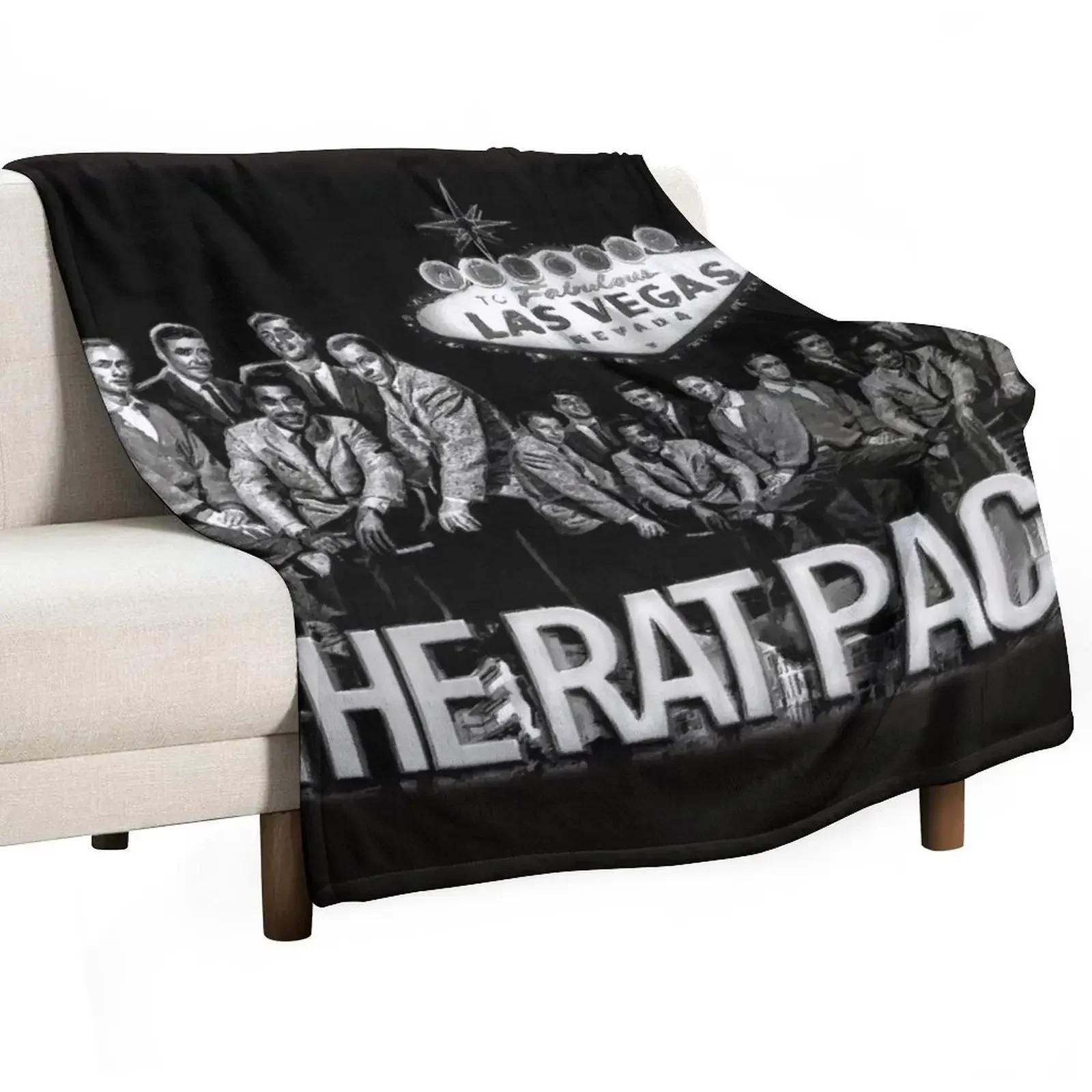 

The Rat Pack Throw Blanket Furry Decoratives heavy to sleep Shaggy Blankets