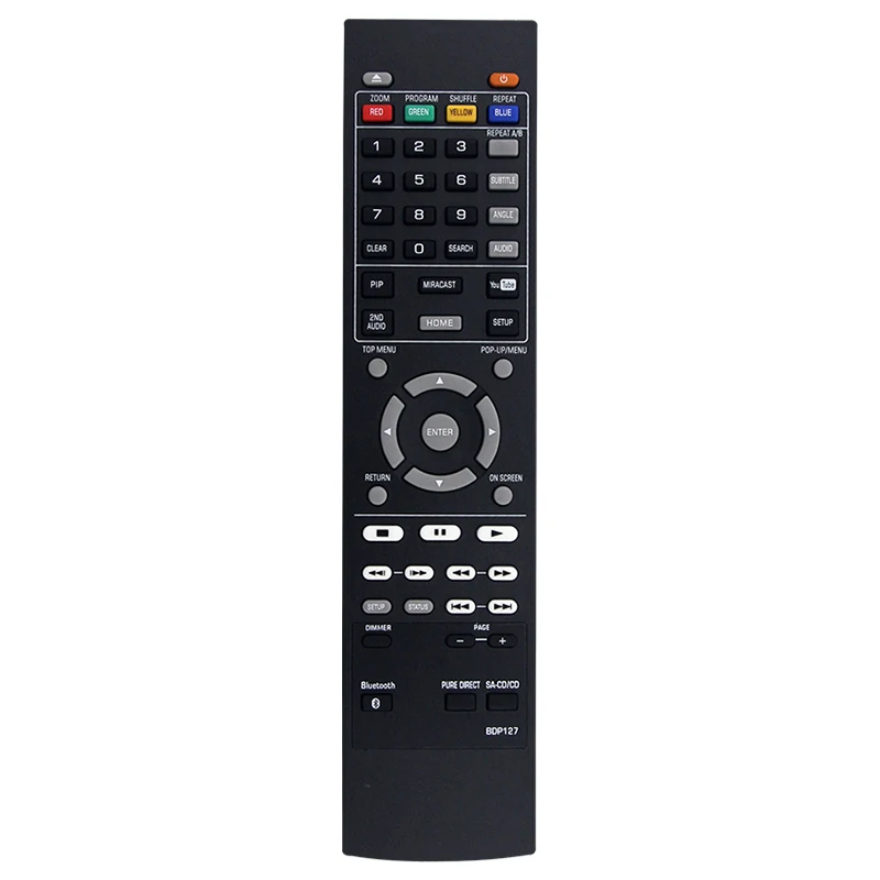 Compatible with Yamaha Audio BDP126 BD-A1020 BD-A1040 BD-S673 BD-S677 BDA1040 ZQ021300 Remote Control BDP127 spare parts