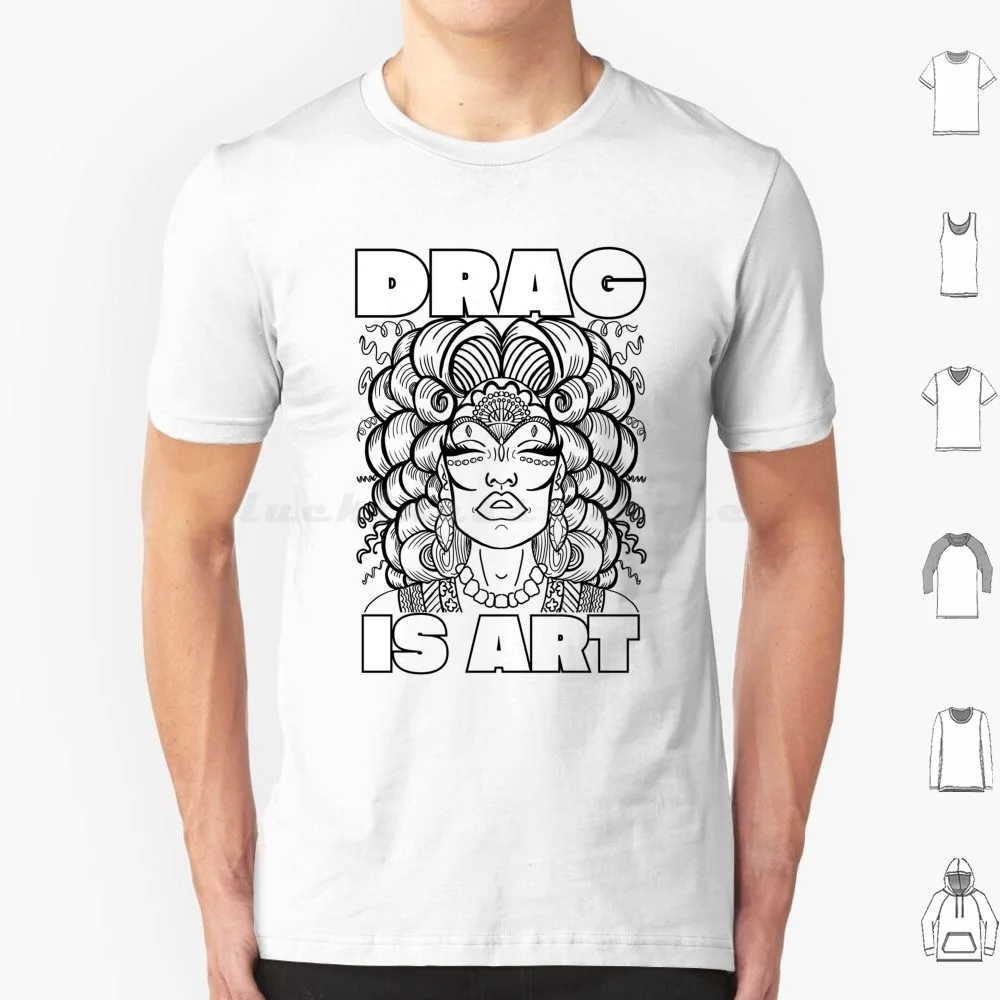 Drag Is Art ( Line Art Version ) T Shirt Men Women Kids 6xl Drag Drag Queen Drag Is Art Drag Show Pride