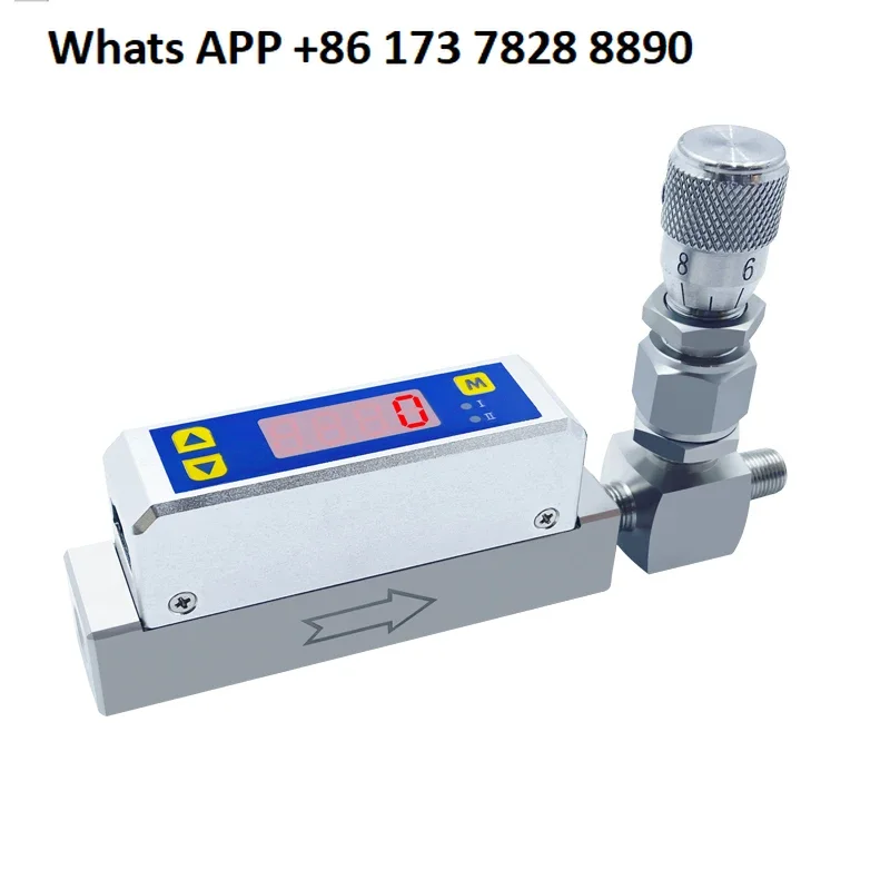 MF4700 Digital Display Micro Gas Mass Flowmeter Compressed Air Argon Carbon Dioxide