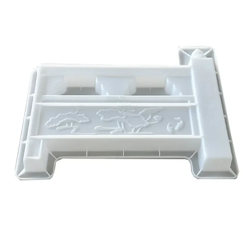 

Chinese flower pond fence cement mold vegetable garden courtyard fence board outdoor lawn flower bed brick plastic model