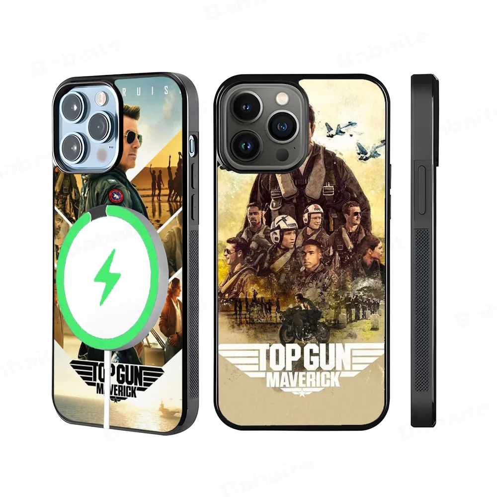 

Movie Top Gun Maverick Phone Case Magnetic Case For IPhone 16 14 13 12 11 15 Pro Max Plus For Magsafe Wireless Charge Cover