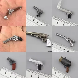 1/12 Scale Soldier Pvc Mini Revolver M1911 Desert Eagle Gun Pistol Model for 6'' Male/Female Action Figure Body