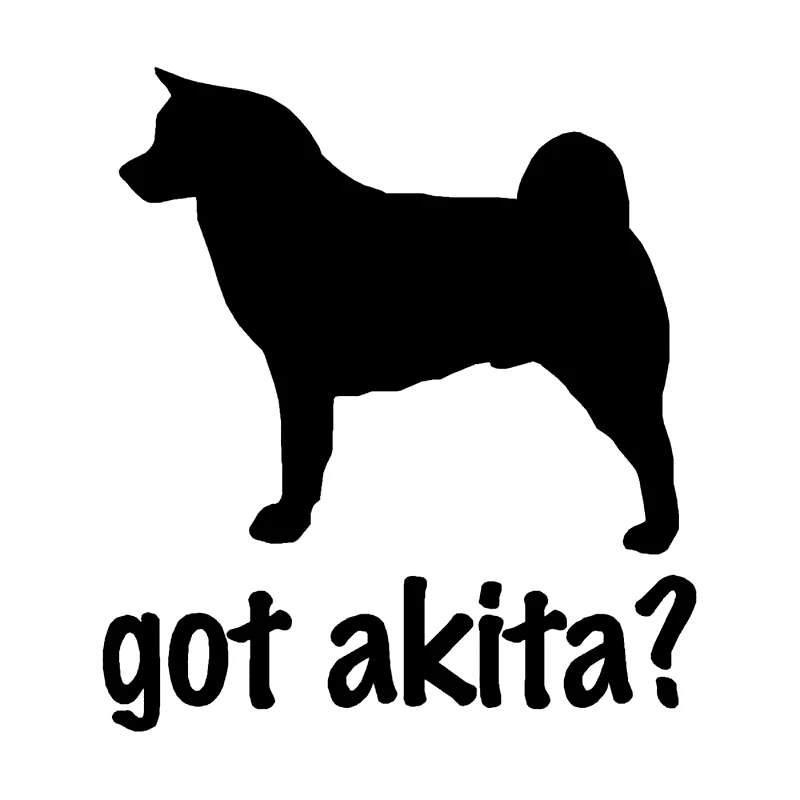 CK3362# 13x15cm Got Akita Vinyl Car Sticker Waterproof And Removable Decal self-adhesive auto decors