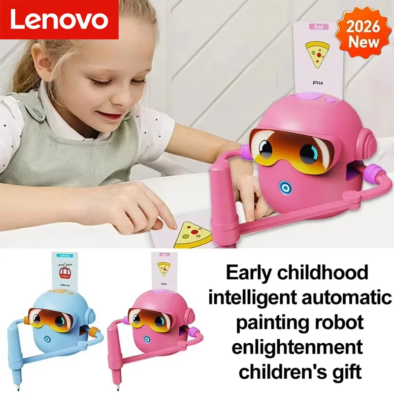 

Робот-художник Lenovo Voicebots для детей, интерактивная обучающая машина для рисования, волшебный робот для рисования, подарок для мальчиков и девочек ﻿