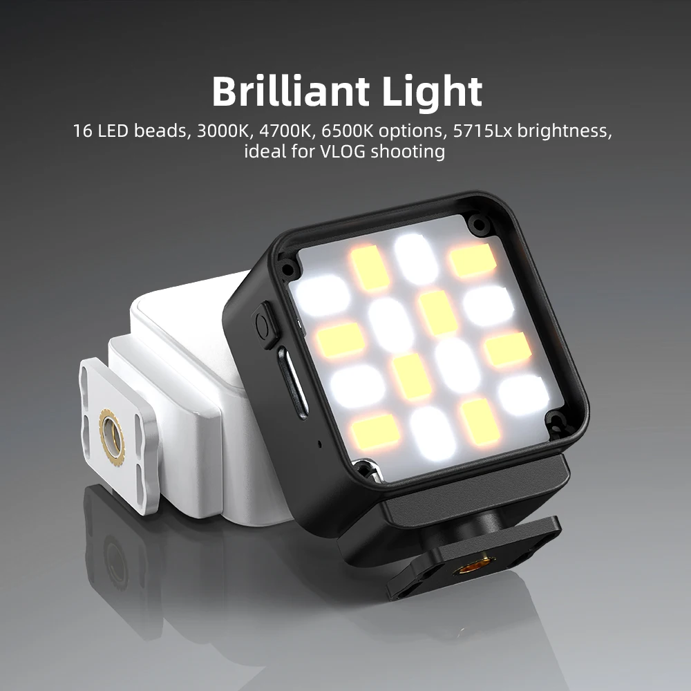 

for OSMO POCKET 3 Magnetic Fill Light Adjustable Brightness for Action 5 Pro Sports Camera Lighting VLOG Shooting Accessories